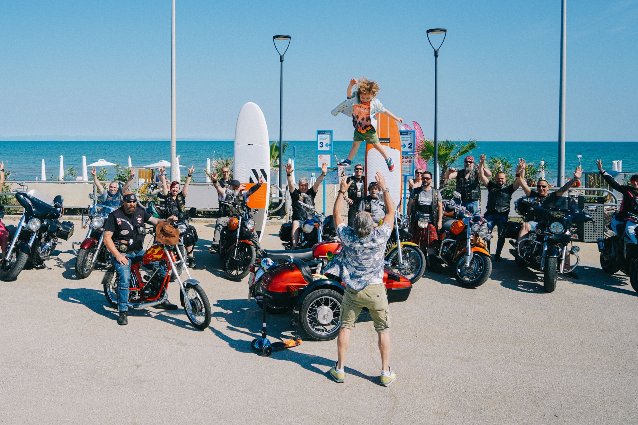 Bikes Bikers Girls In Italien Biker Fest International