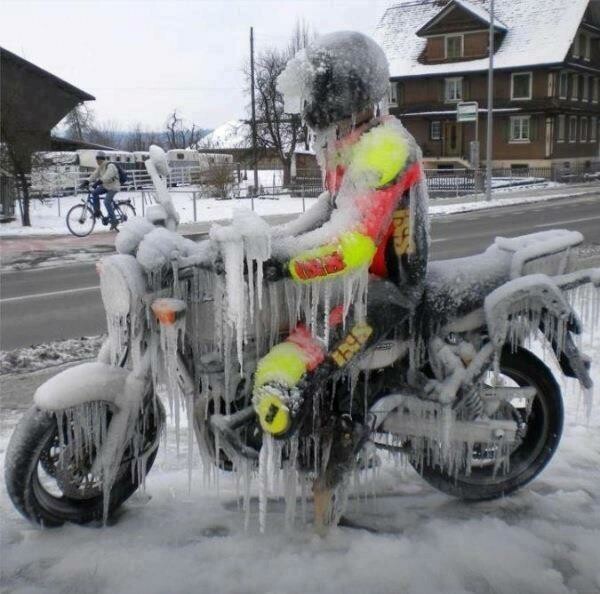 Lustige Motorradbilder