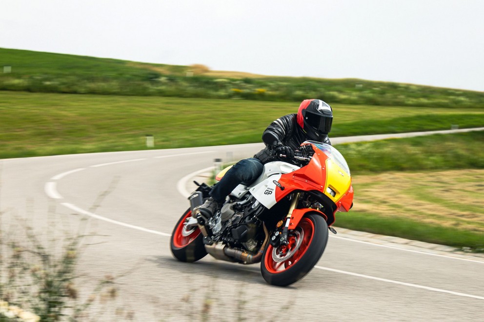 Yamaha XSR900 GP 2024 Test on the Country Road - Image 17