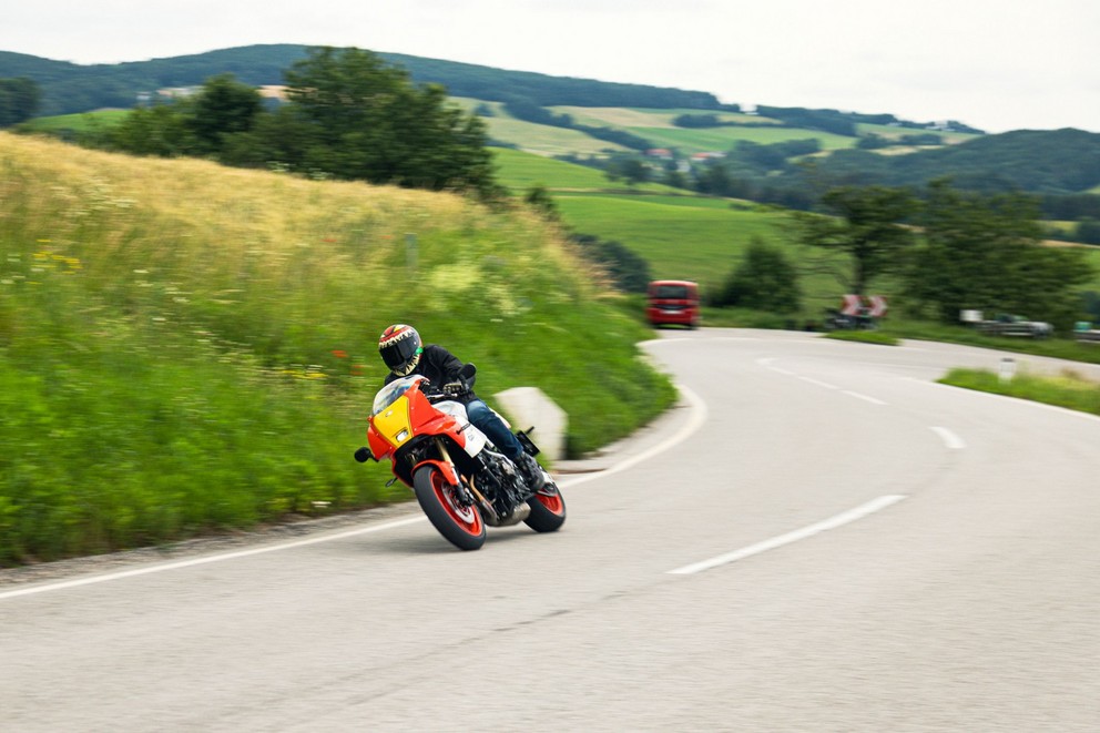 Yamaha XSR900 GP 2024 Test on the Country Road - Image 40