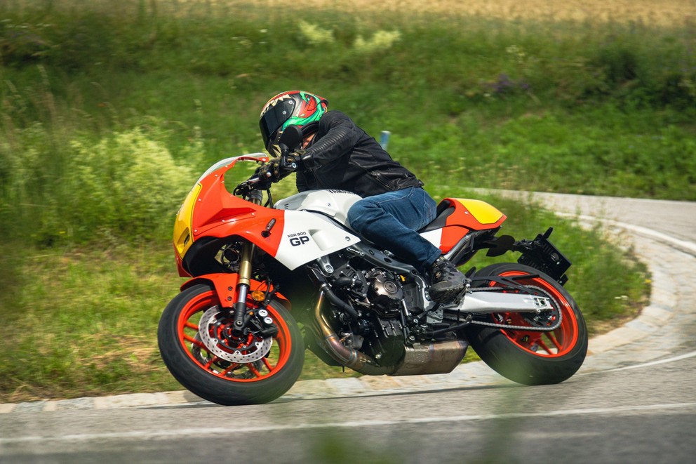 Yamaha XSR900 GP 2024 Test on the Country Road - Image 21