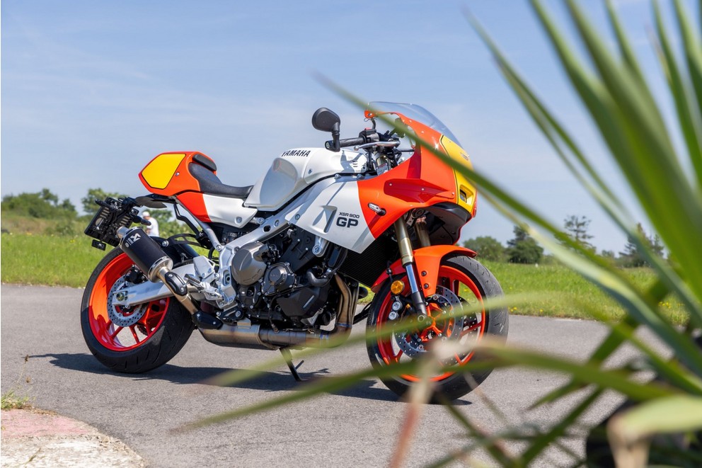 Yamaha XSR900 GP 2024 Test on the Country Road - Image 59