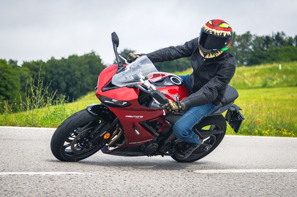 Triumph Daytona 660 Test on the Country Road 2024 - Image 41