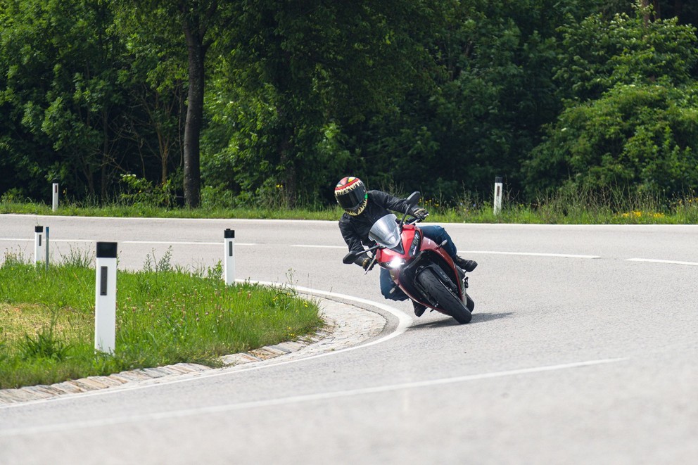 Triumph Daytona 660 Test on the Country Road 2024 - Image 36