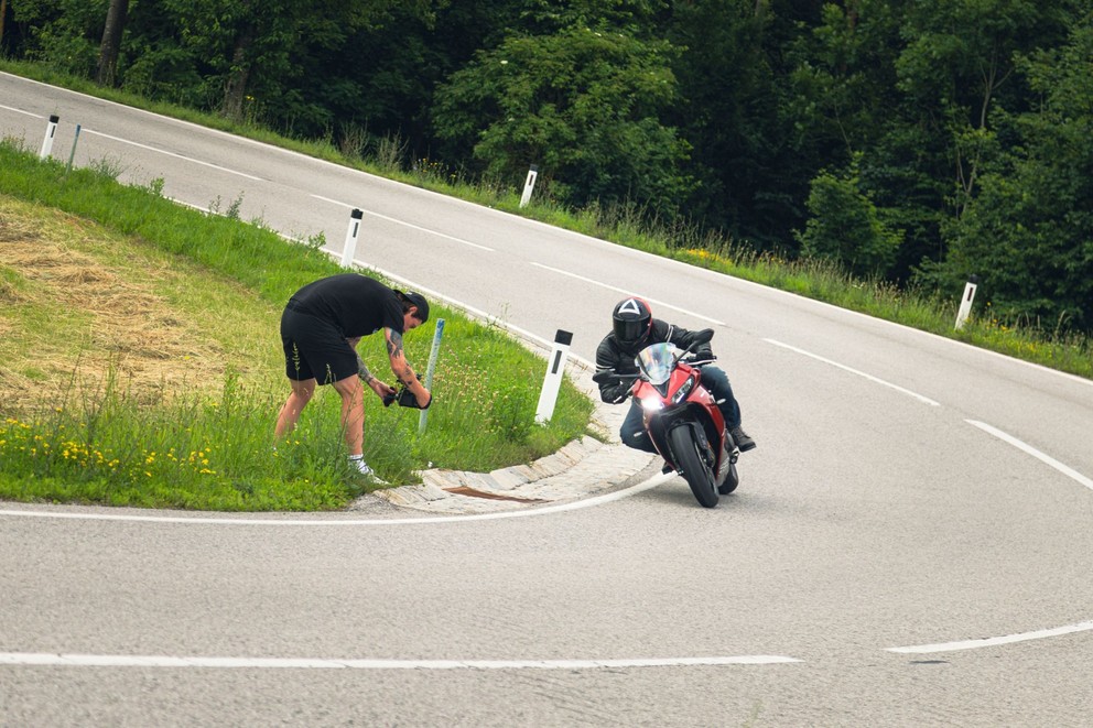 Triumph Daytona 660 Test on the Country Road 2024 - Image 56