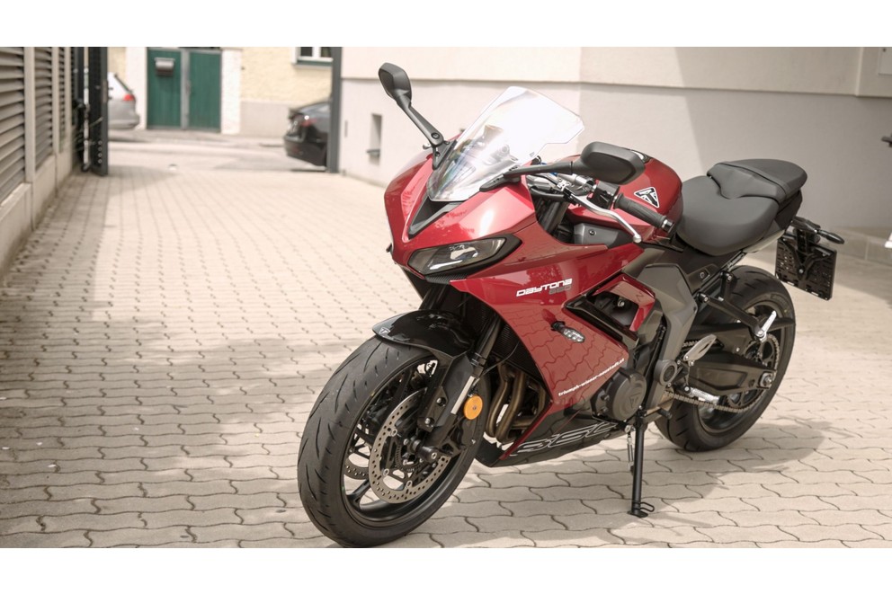 Triumph Daytona 660 Test on the Country Road 2024 - Image 21